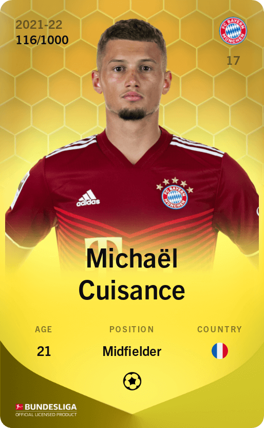 Michaël Cuisance 2021-22 • Limited 116/1000