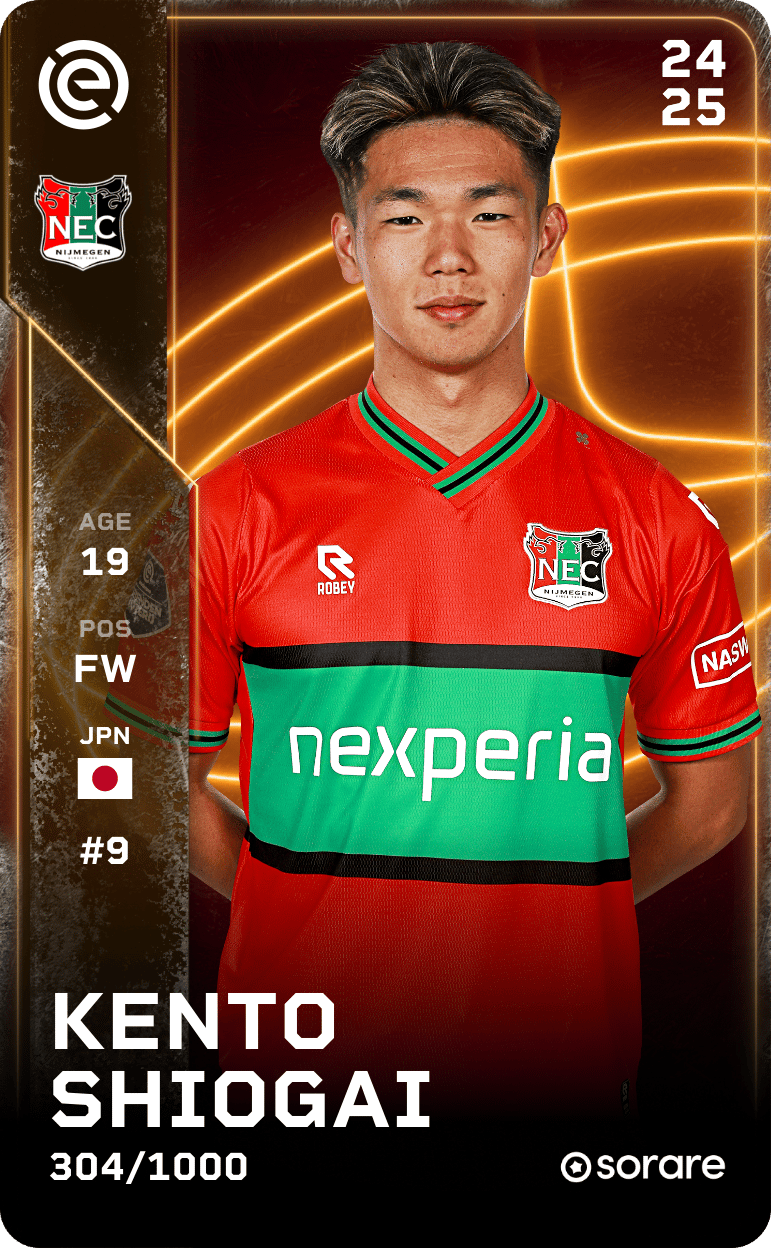 Kento Shiogai 2024-25 • Limited 304/1000