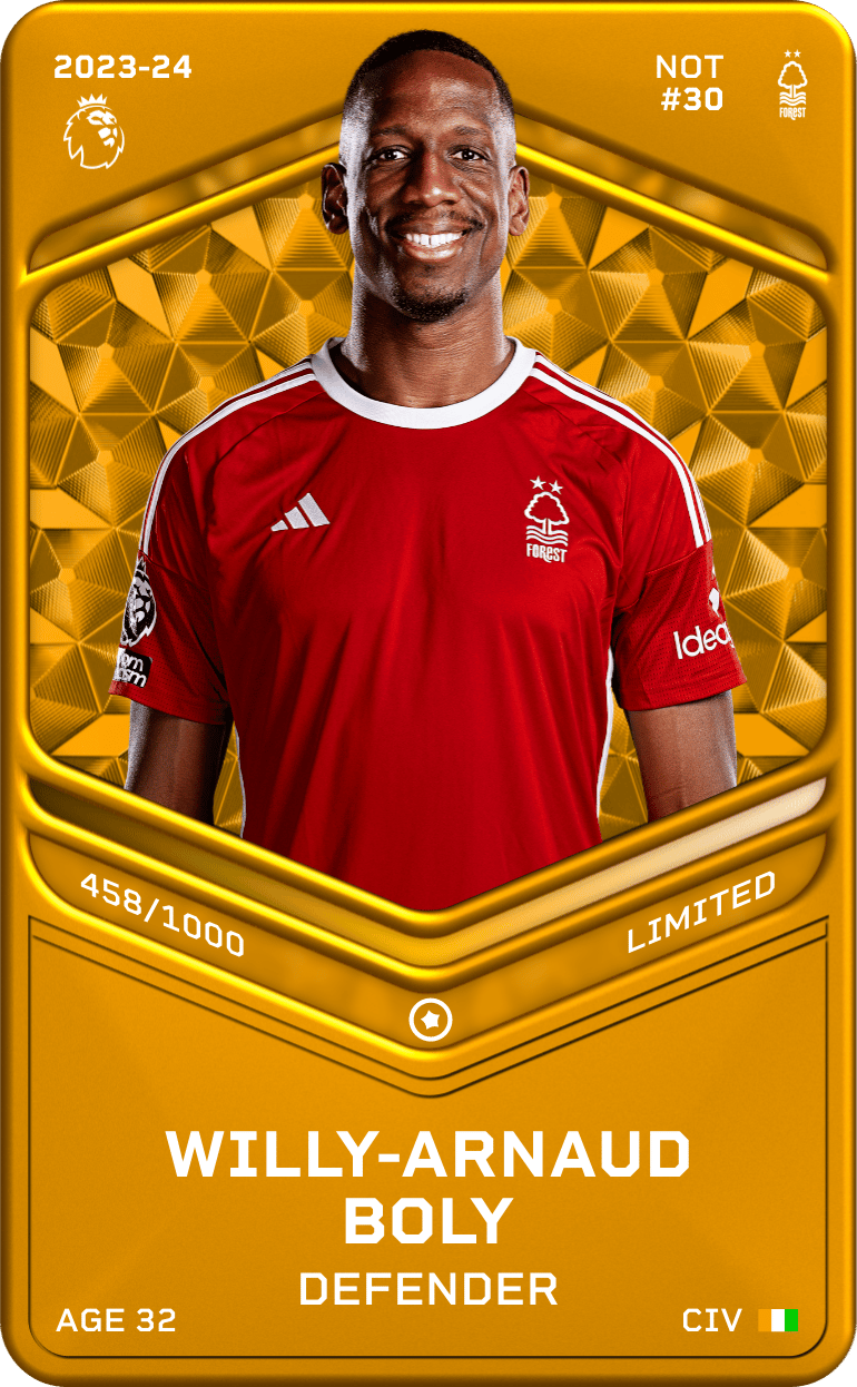 Willy-Arnaud Boly 2023-24 • Limited 458/1000