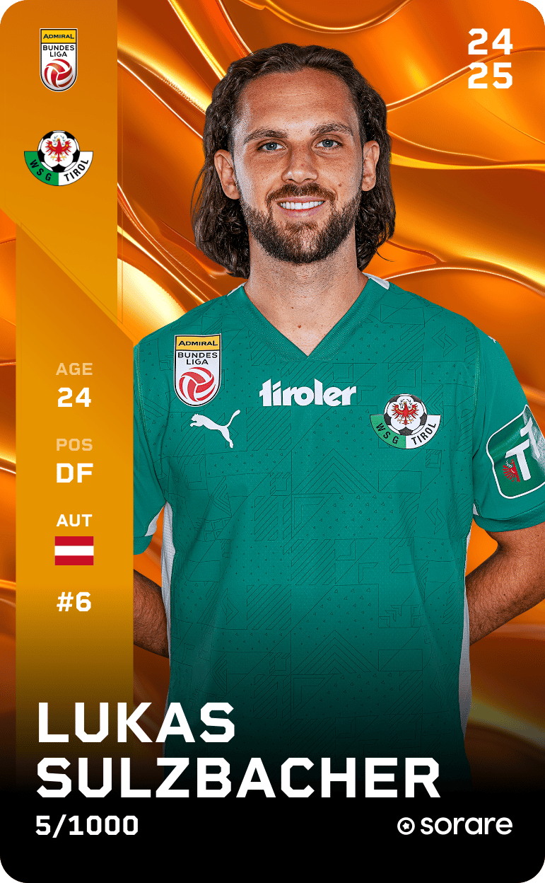 Lukas Sulzbacher 2024-25 • Limited 5/1000