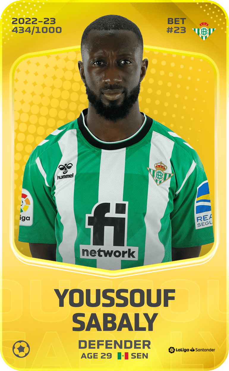 Youssouf Sabaly 2022-23 • Limited 434/1000