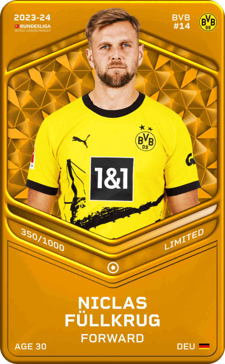 Niclas Füllkrug 2023-24 • Limited 350/1000