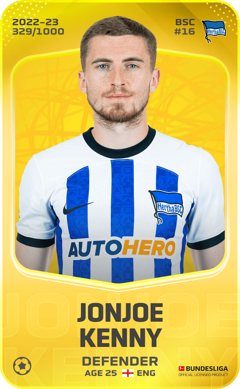 Jonjoe Kenny 2022-23 • Limited 329/1000