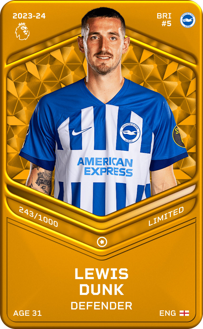 Lewis Dunk 2023-24 • Limited 243/1000