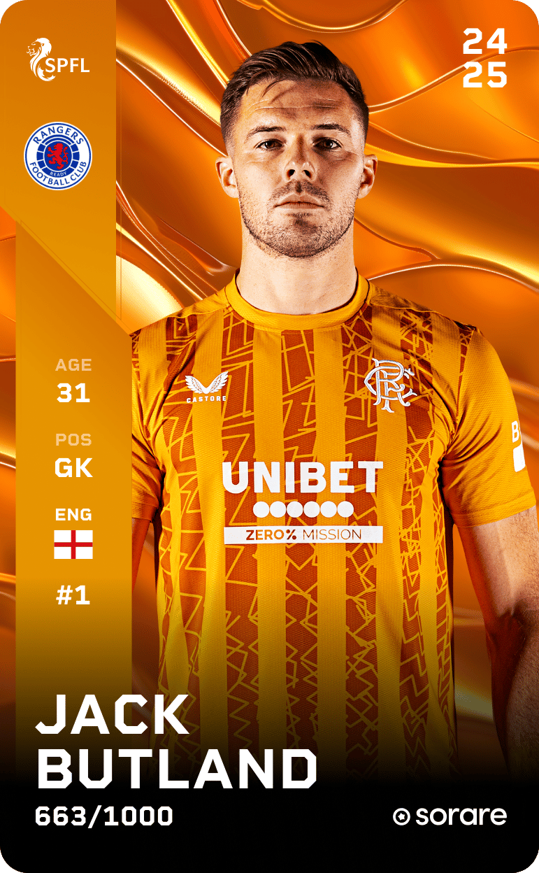 Jack Butland 2024-25 • Limited 663/1000
