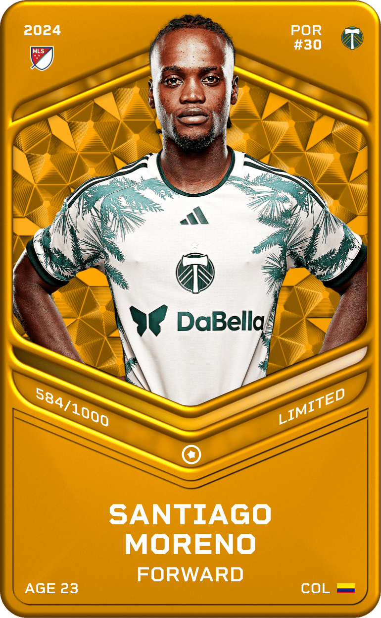 Santiago Moreno 2024-25 • Limited 584/1000