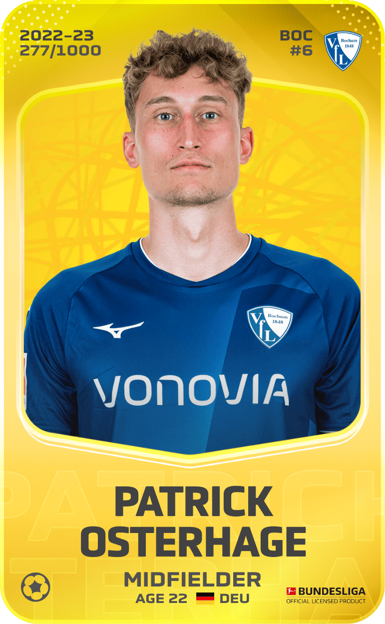 Patrick Osterhage 2022-23 • Limited 277/1000