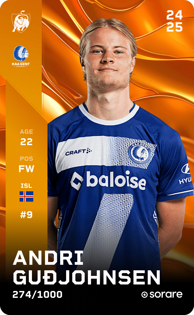 Andri Guðjohnsen 2024-25 • Limited 274/1000