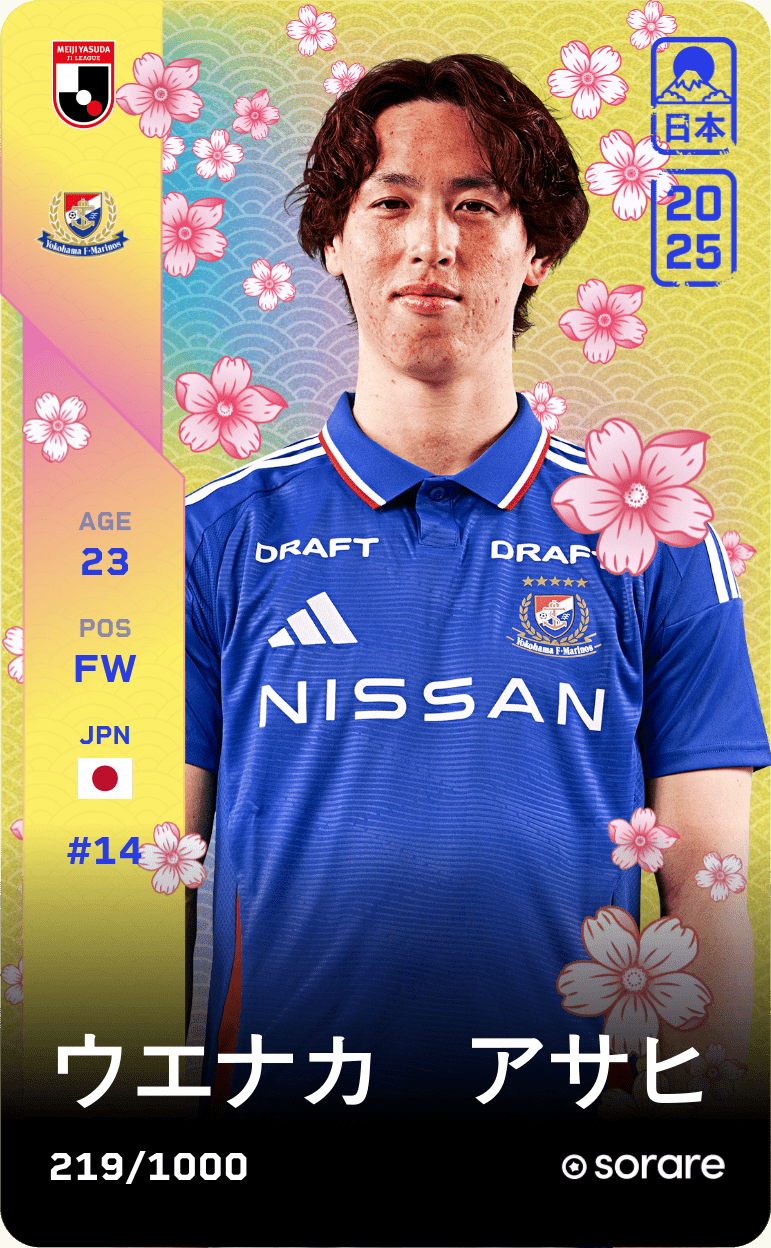 Asahi Uenaka 2025-26 • Limited 219/1000