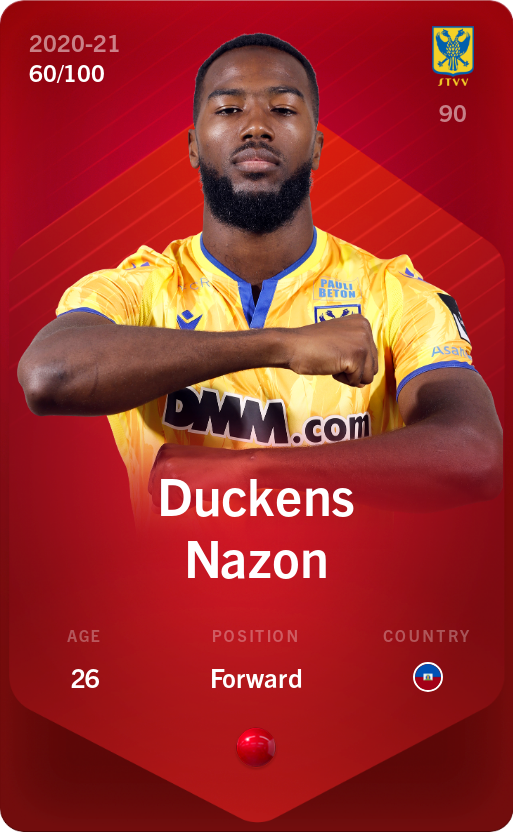 Sorare - Sorare Official - Duckens Nazon 2020-21 • Rare 60/100 - NFT # 8574922182770169132538176962967775453125242169154779192511986085879977240790