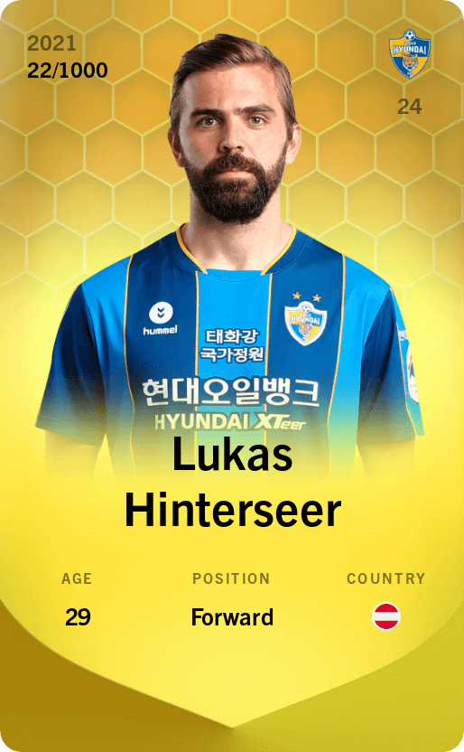 Lukas Hinterseer 2021-22 • Limited 22/1000