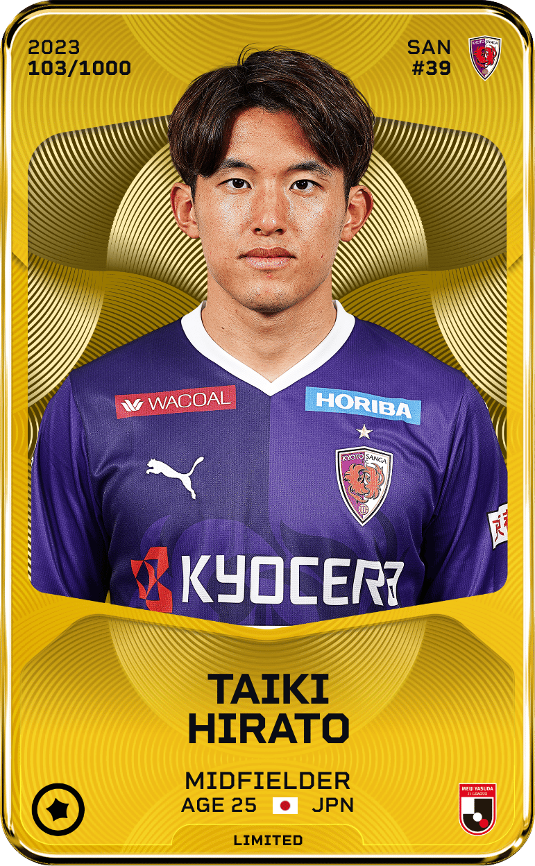 Taiki Hirato 2023-24 • Limited 103/1000
