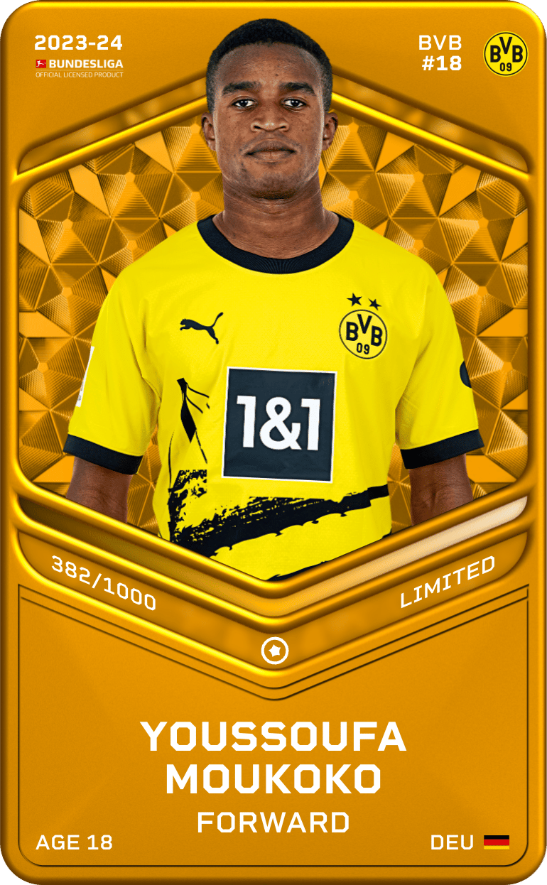 Youssoufa Moukoko 2023-24 • Limited 382/1000