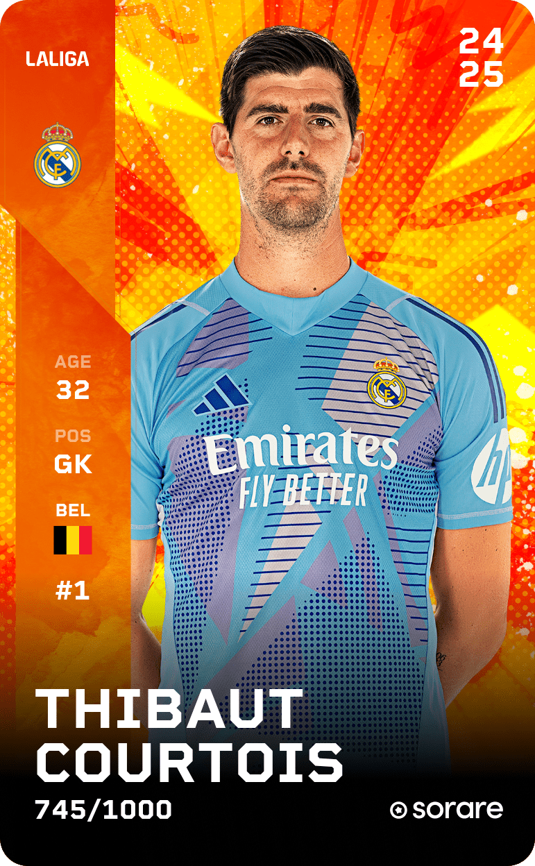 Thibaut Courtois 2024-25 • Limited 745/1000