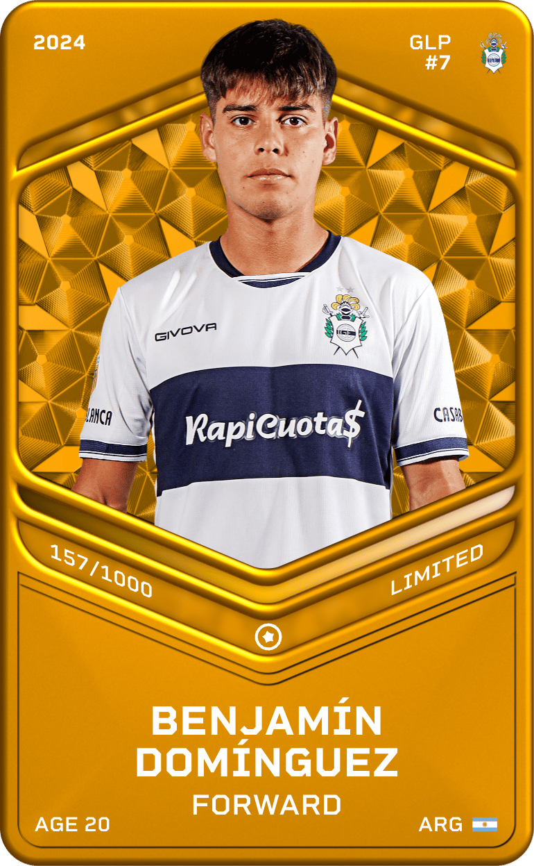 Benjamín Domínguez 2024-25 • Limited 157/1000
