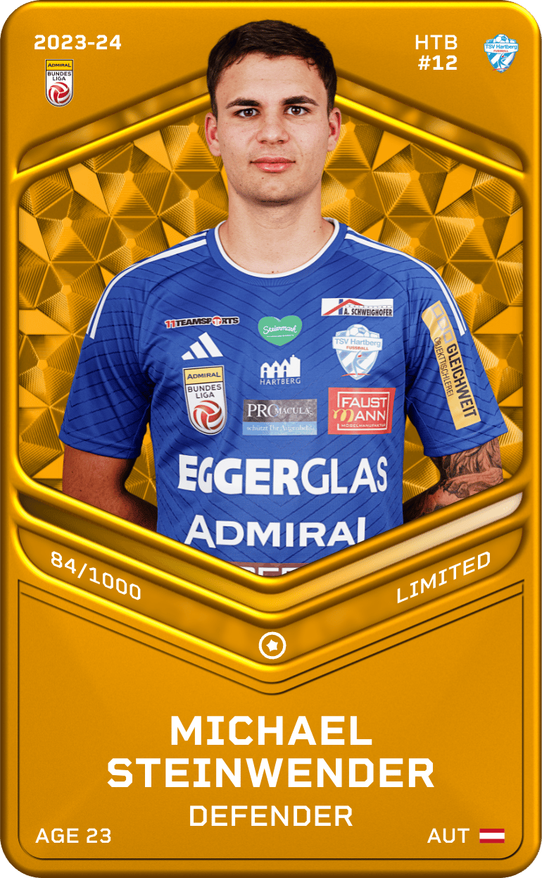 Michael Steinwender 2023-24 • Limited 84/1000
