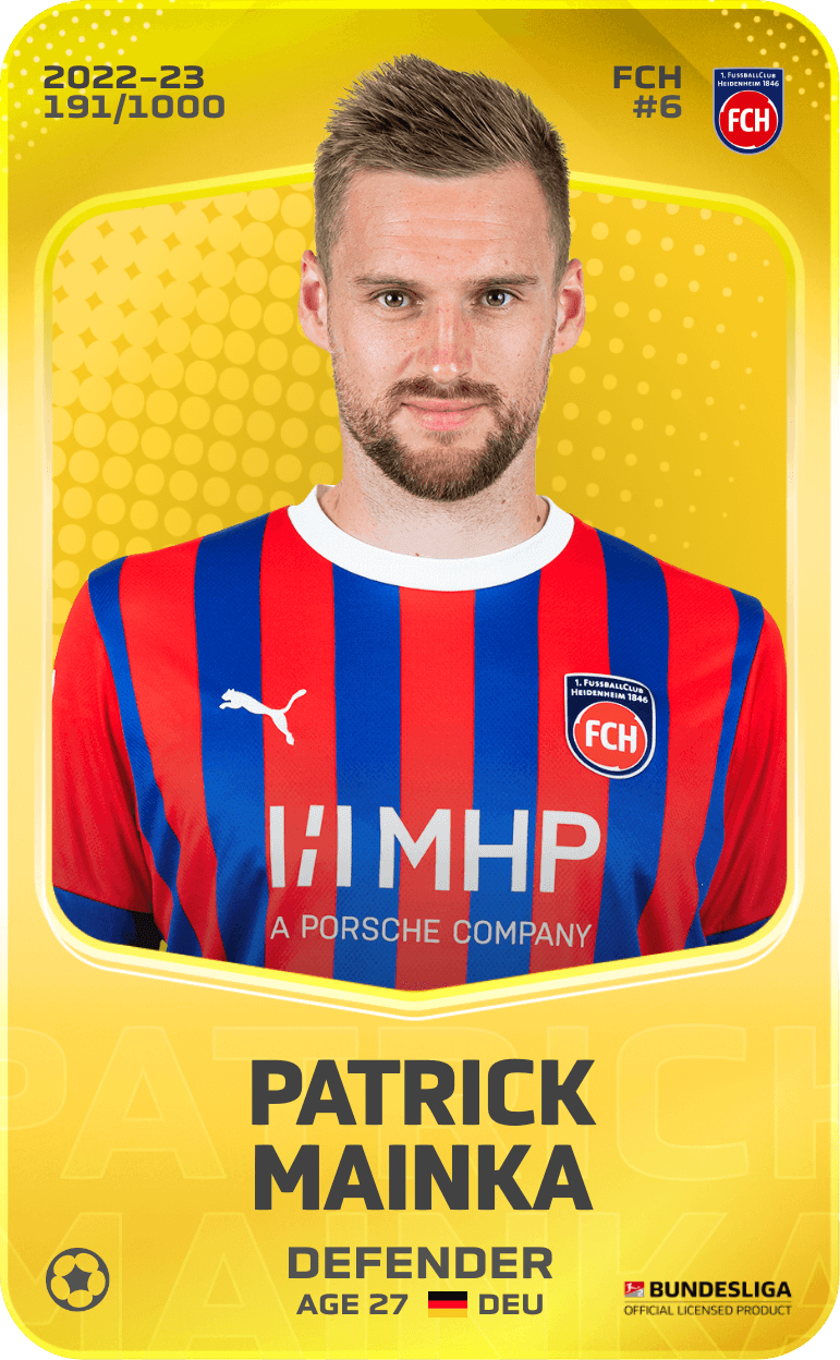 Patrick Mainka 2022-23 • Limited 191/1000