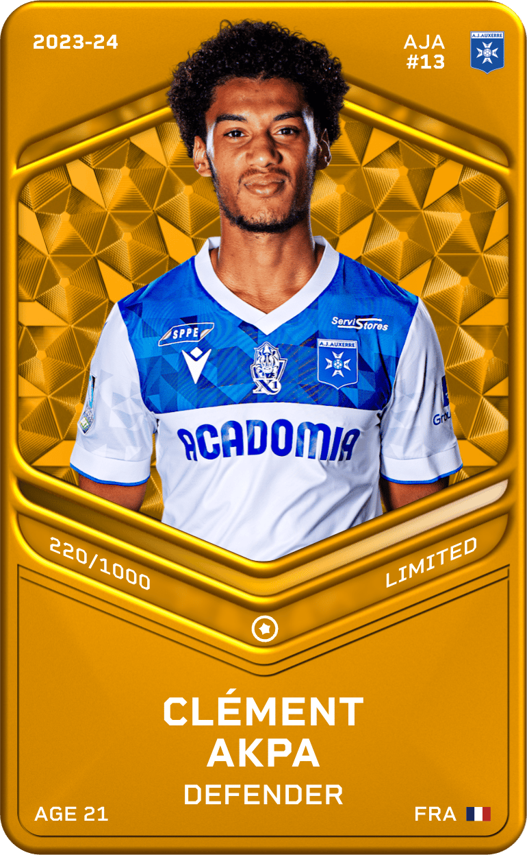 Clément Akpa 2023-24 • Limited 220/1000