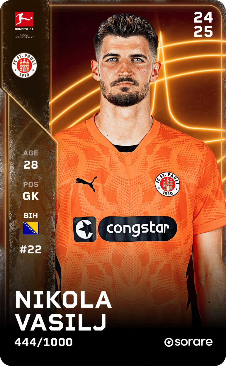 Nikola Vasilj 2024-25 • Limited 444/1000