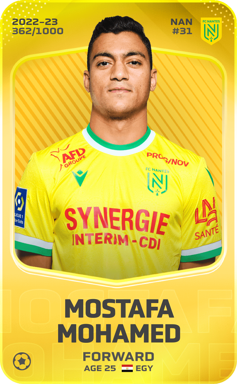 Mostafa Mohamed 2022-23 • Limited 362/1000