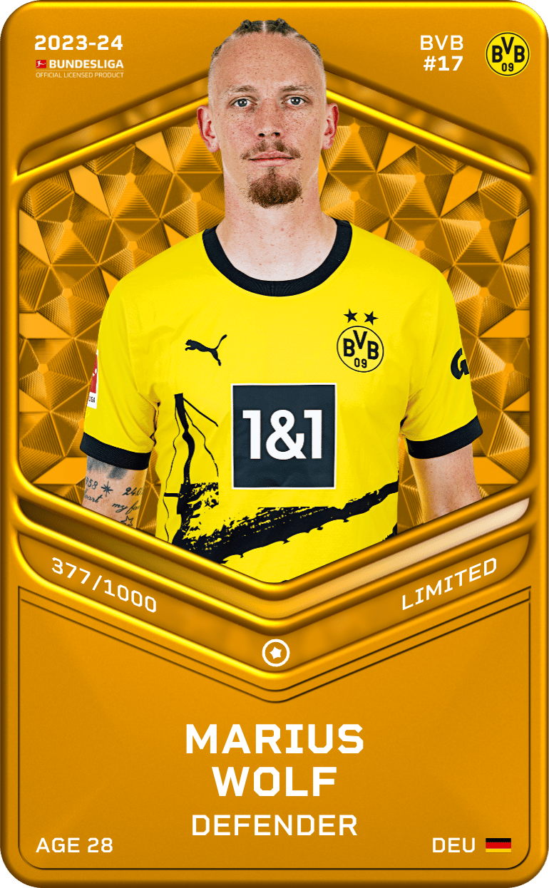 Marius Wolf 2023-24 • Limited 377/1000