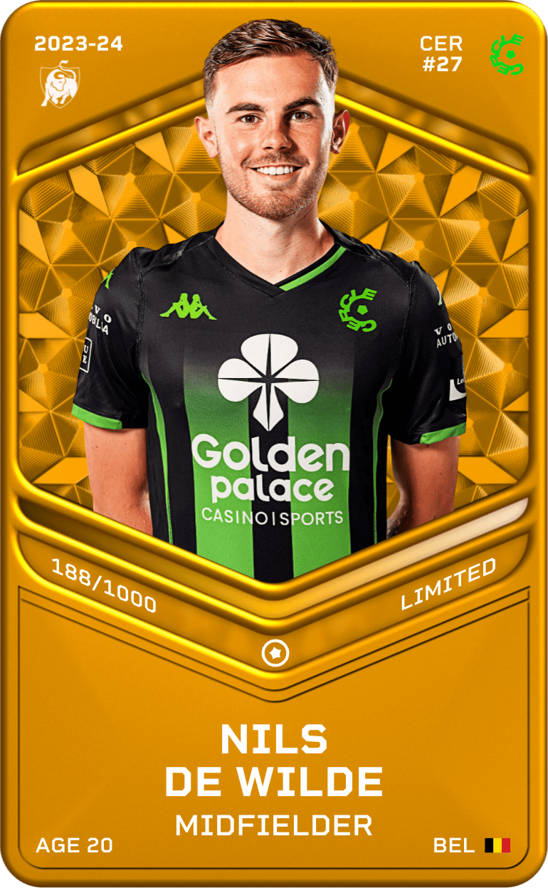 Nils De Wilde 2023-24 • Limited 188/1000
