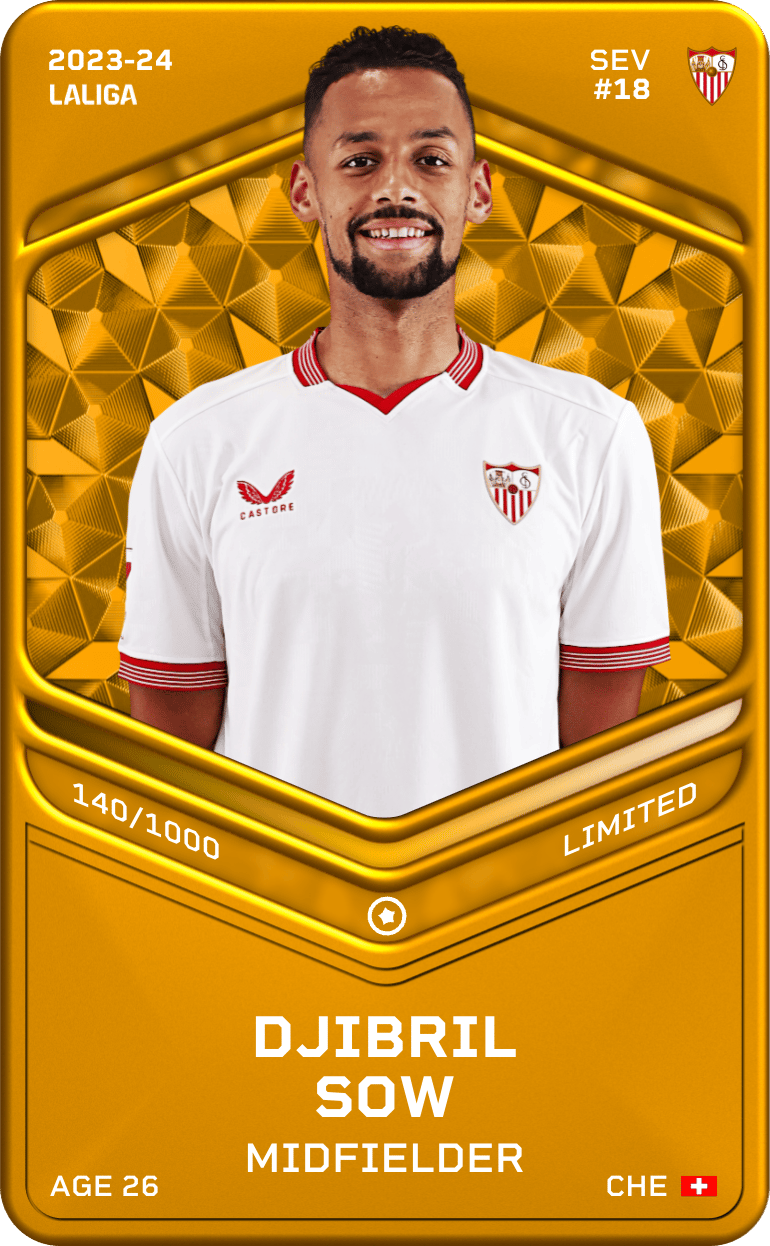 Djibril Sow 2023-24 • Limited 140/1000