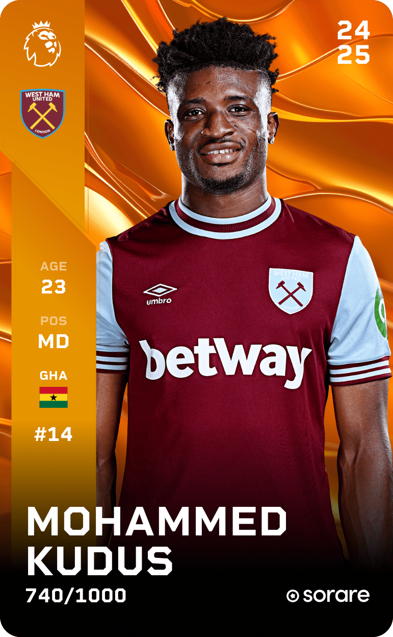 Mohammed Kudus 2024-25 • Limited 740/1000