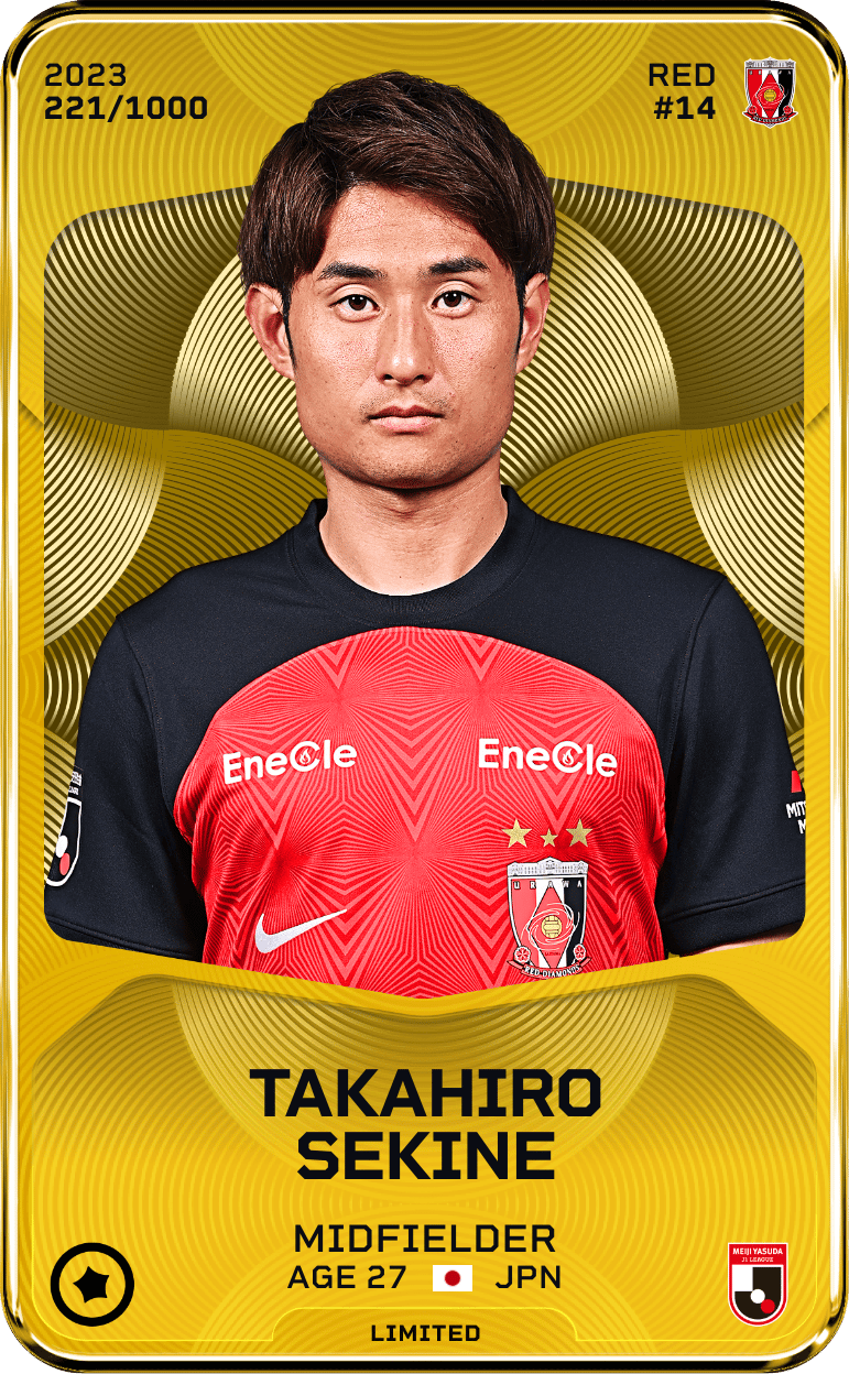 Takahiro Sekine 2023-24 • Limited 221/1000