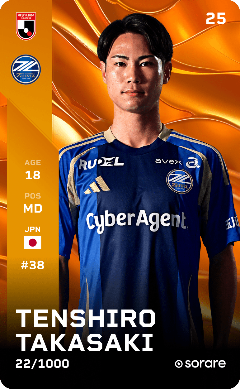 Tenshiro Takasaki 2025-26 • Limited 22/1000