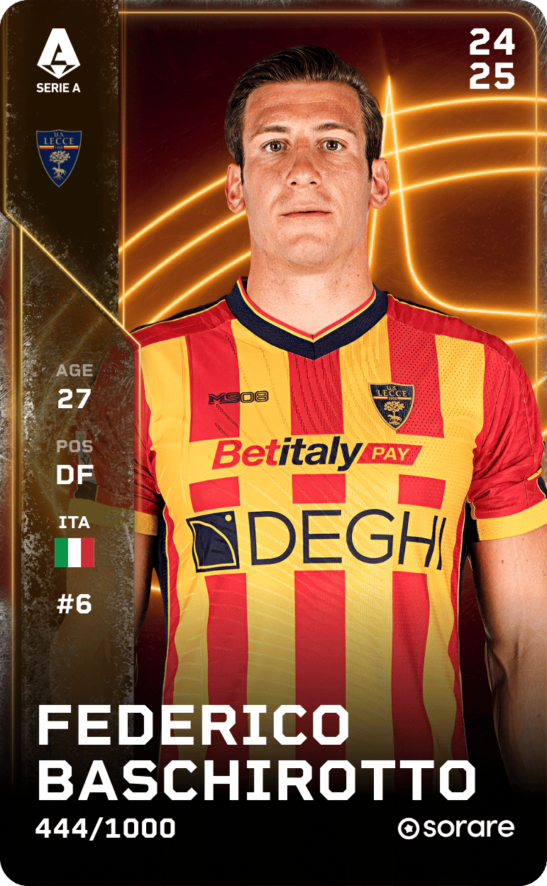Federico Baschirotto 2024-25 • Limited 444/1000