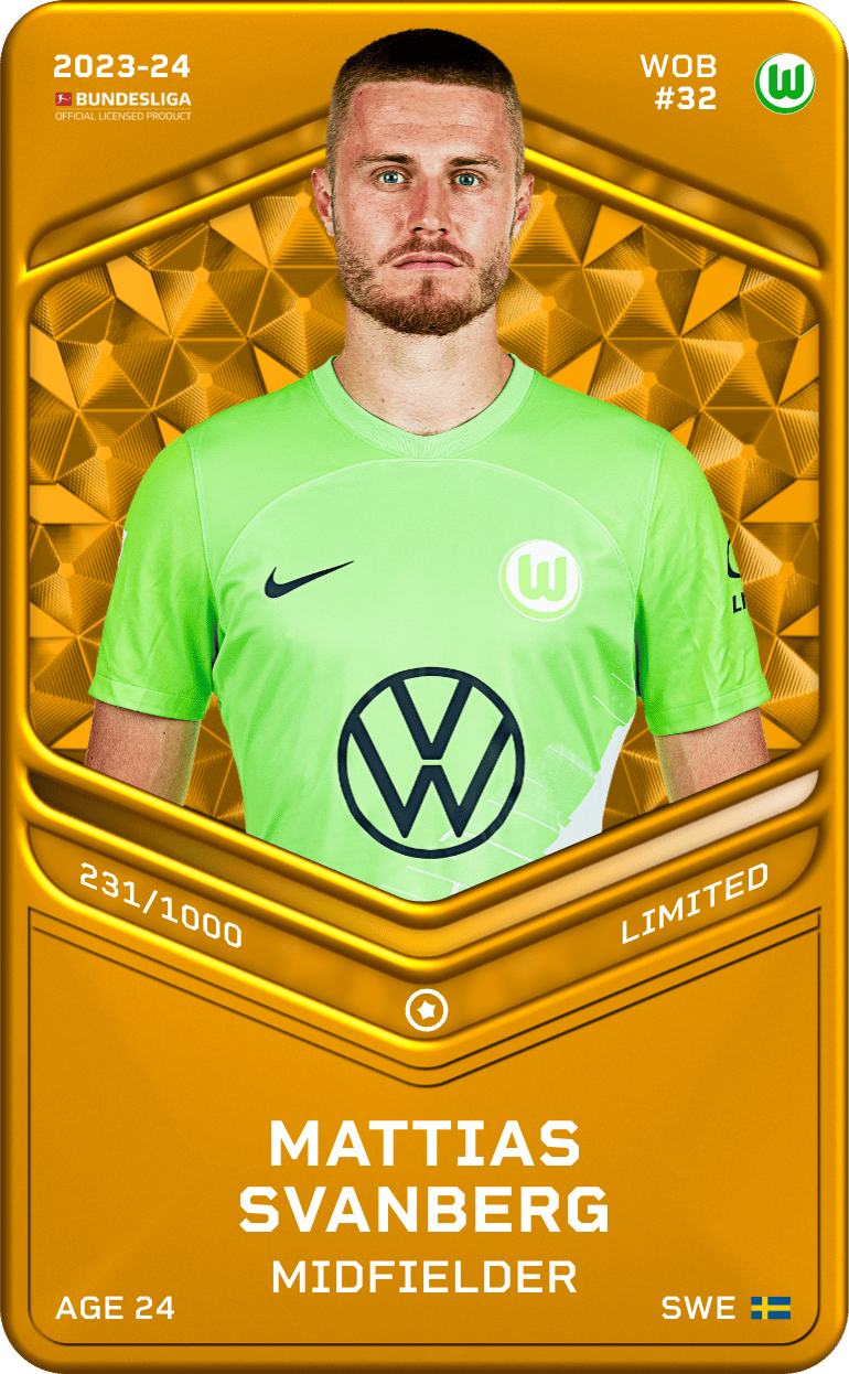 Mattias Svanberg 2023-24 • Limited 231/1000