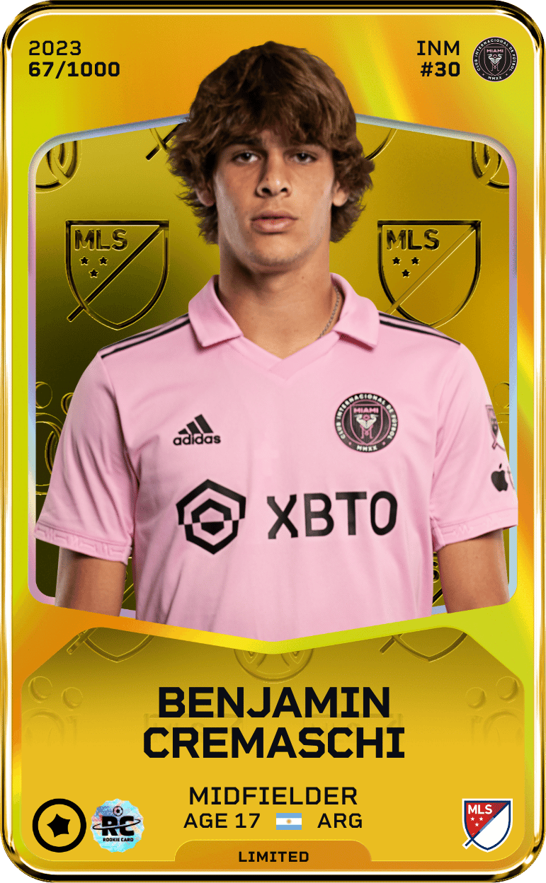 Benjamin Cremaschi 2023-24 • Limited 67/1000