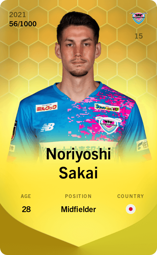 Noriyoshi Sakai 2021-22 • Limited 56/1000