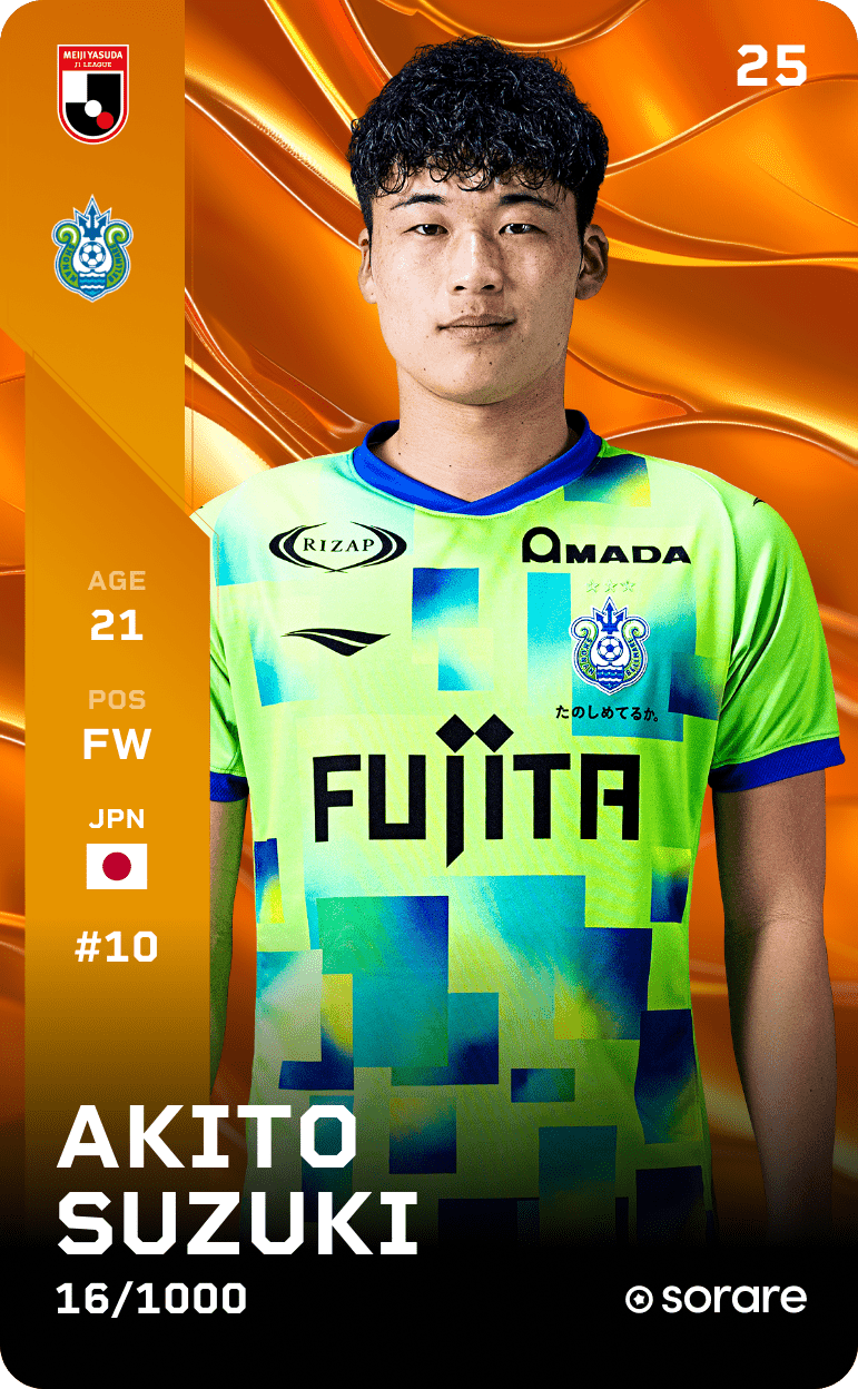 Akito Suzuki 2025-26 • Limited 16/1000