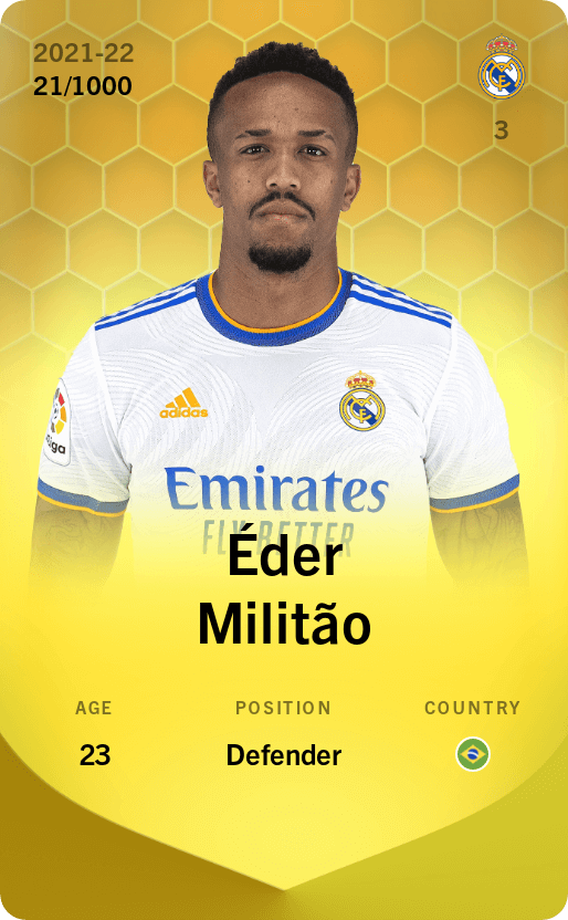 Éder Militão 2021-22 • Limited 21/1000