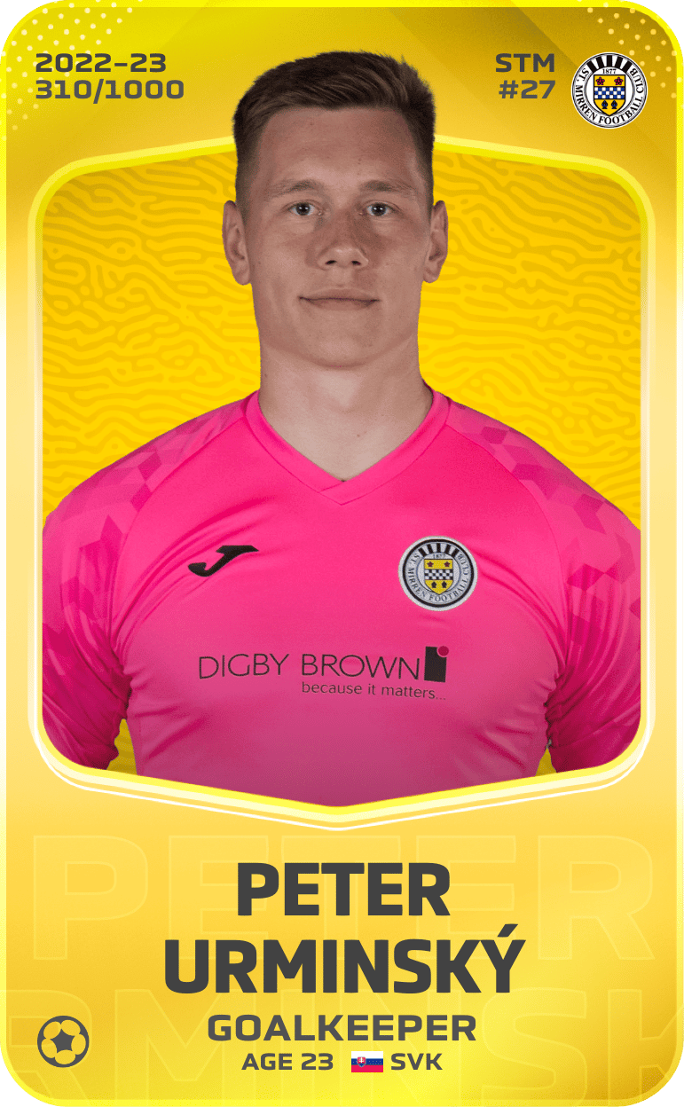 Peter Urminský 2022-23 • Limited 310/1000