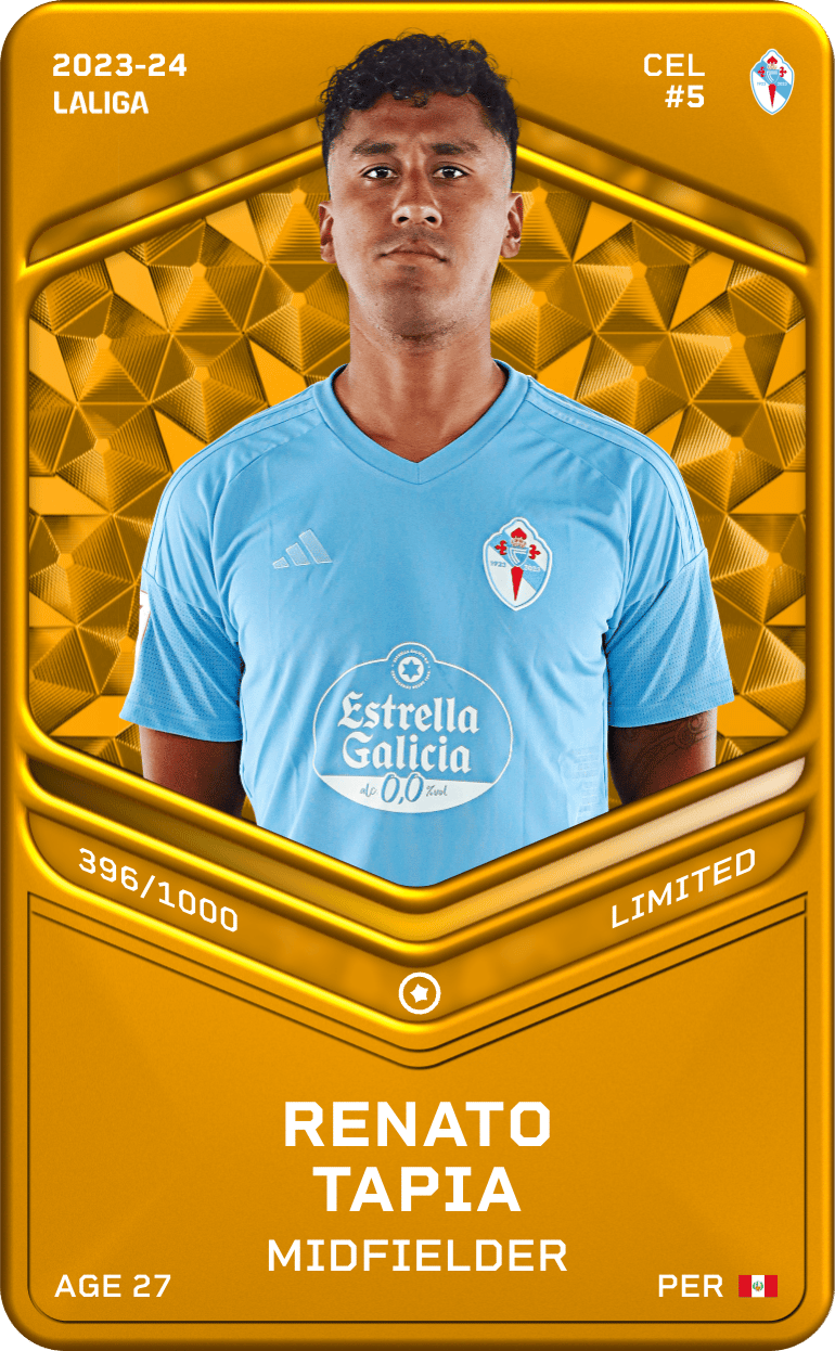 Renato Tapia 2023-24 • Limited 396/1000