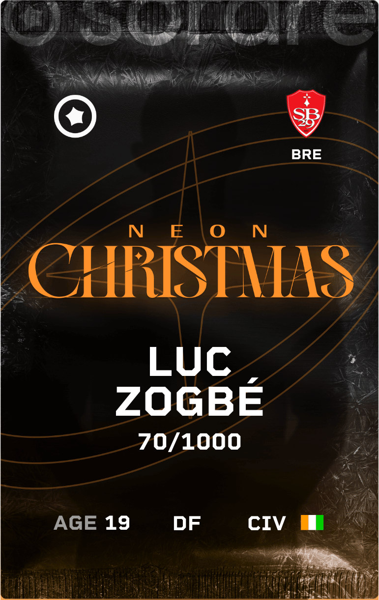Luck Zogbé 2024-25 • Limited 70/1000