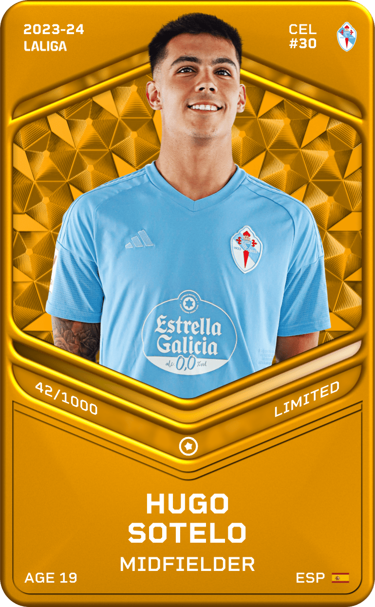 Hugo Sotelo 2023-24 • Limited 42/1000