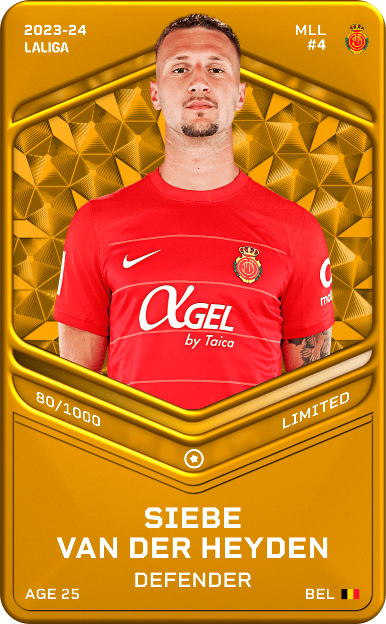 Siebe Van der Heyden 2023-24 • Limited 80/1000