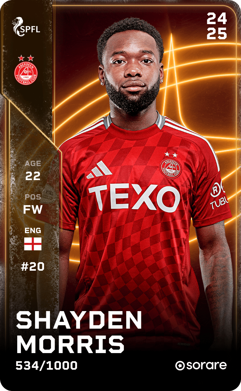 Shayden Morris 2024-25 • Limited 534/1000