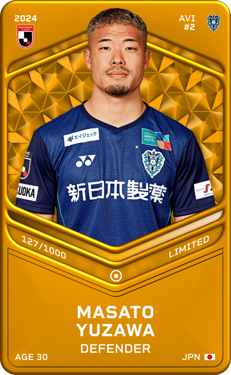 Masato Yuzawa 2024-25 • Limited 127/1000
