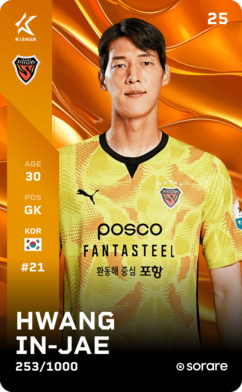 Hwang In-Jae 2025-26 • Limited 253/1000