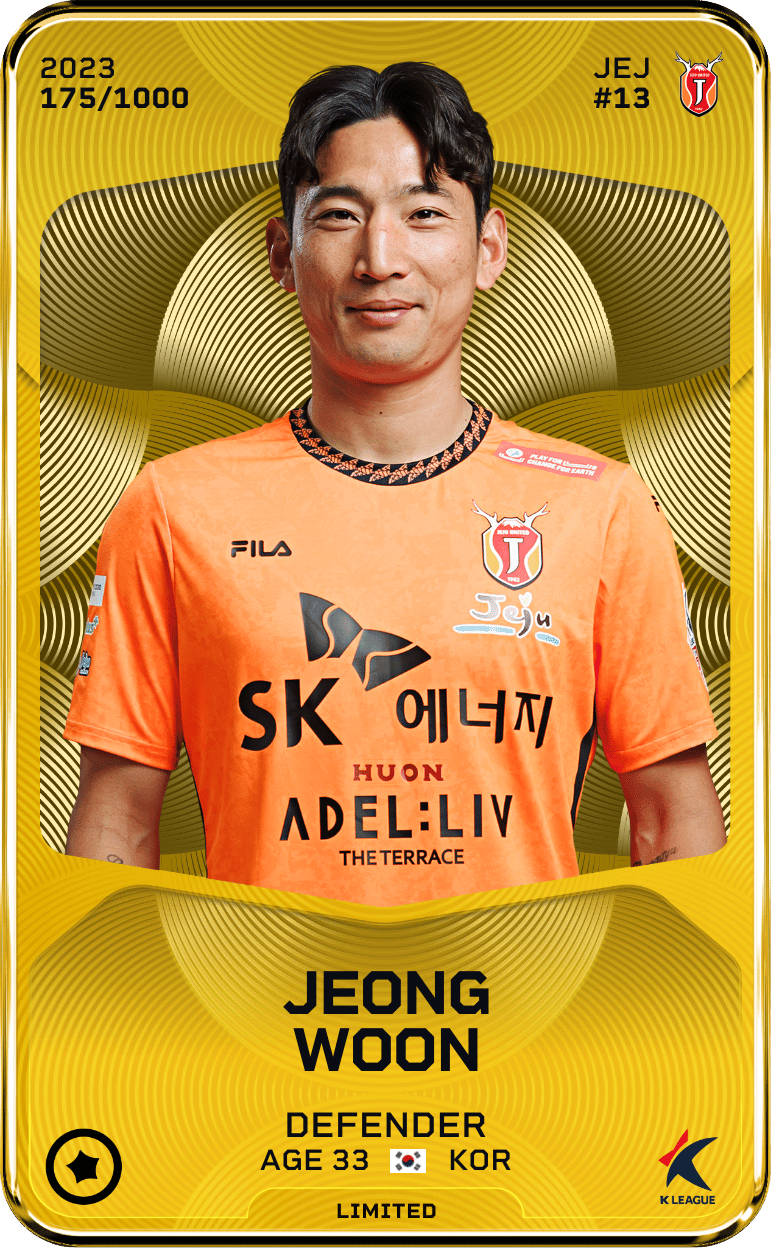 Jeong Woon 2023-24 • Limited 175/1000