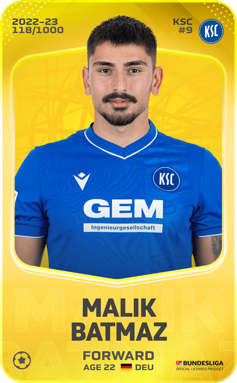 Malik Batmaz 2022-23 • Limited 118/1000