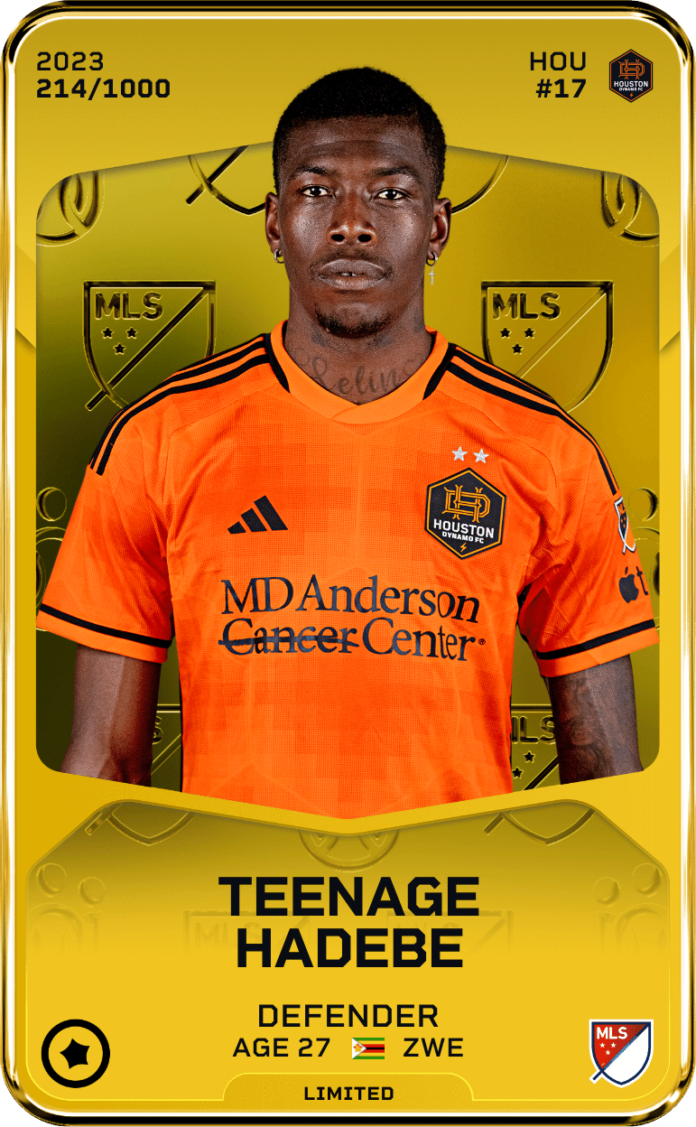 Teenage Hadebe 2023-24 • Limited 214/1000