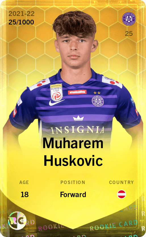 Muharem Huskovic 2021-22 • Limited 25/1000