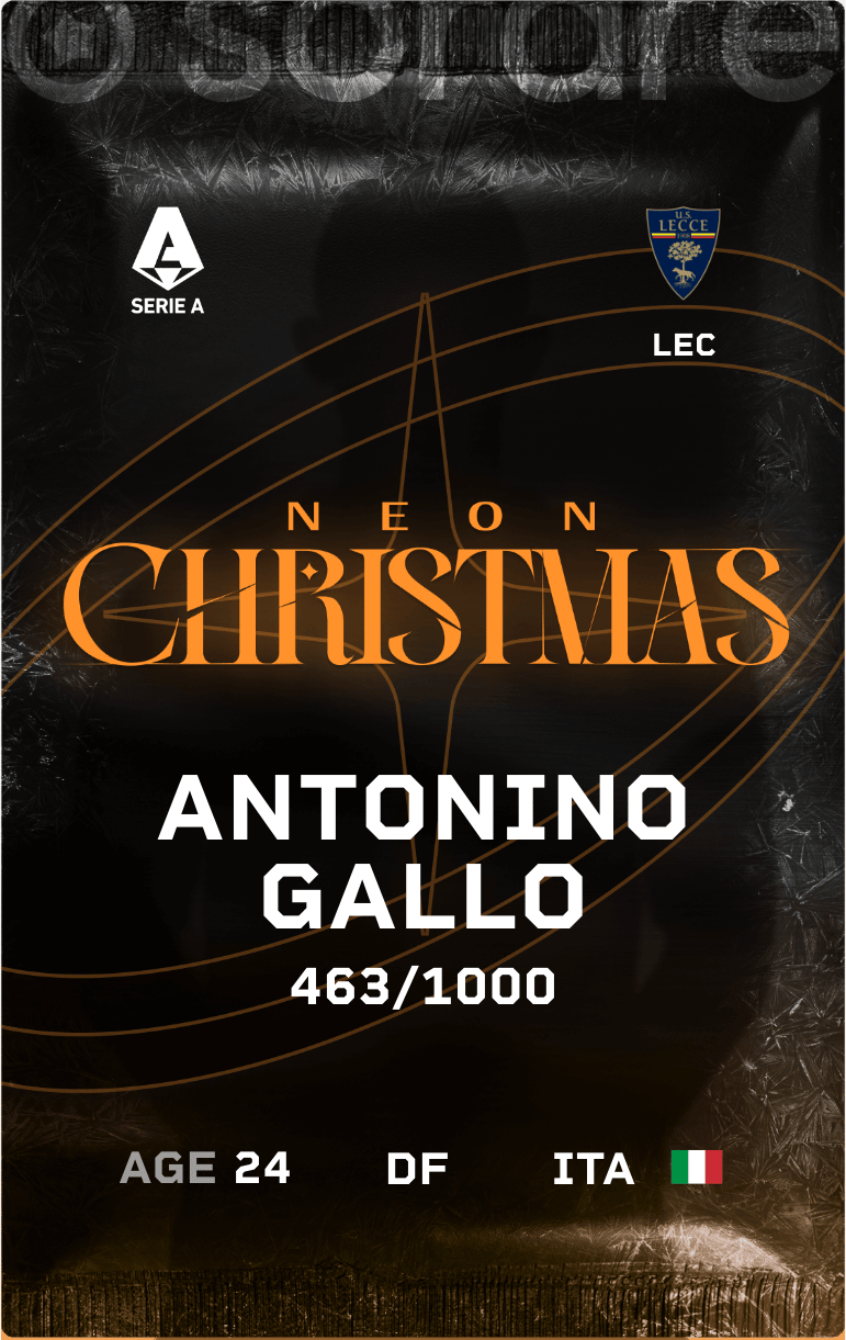 Antonino Gallo 2024-25 • Limited 463/1000