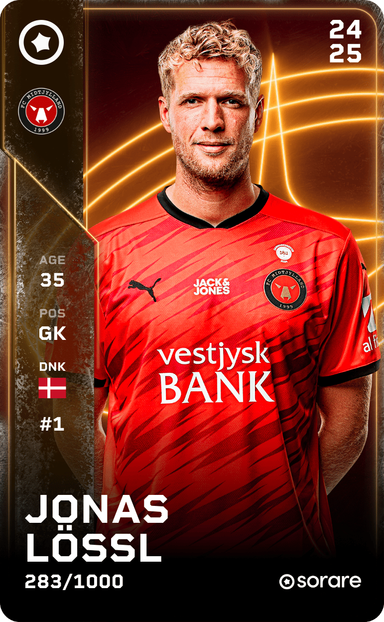 Jonas Lössl 2024-25 • Limited 283/1000